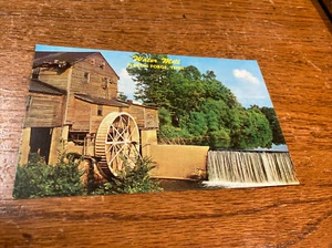 WASSERMÜHLE am Fluss in der Nähe von Great Smoky Mts Taubenschmiede Tennessee Postkarte TN - Bild 1 von 2