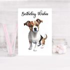 Handmade Large A5 Terrier Dog Birthday Card & Envelope  (59)