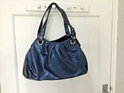 NEW LOOK Metallic Blue Bag - Preloved - Image 1 of 2