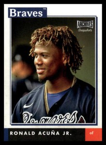 2020 Topps Archives Snapshots Ronald Acuña Jr.   AS-RA Atlanta Braves
