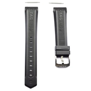 Correa caucho Tag Heuer Aquaracer cronógrafo 21mm con hebilla BT0712/FT8011 - Imagen 1 de 5