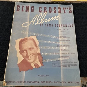 Bing Crosby's Album of Song Souvenirs - 1940 song book, revised edtion, 15 songs - Picture 1 of 4
