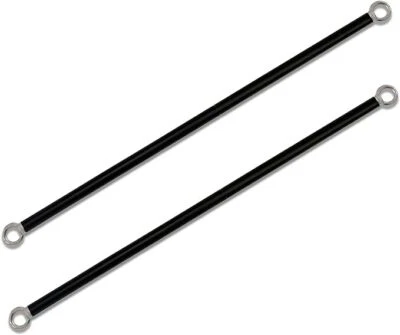 ALION HOME Powder Coated Weighted Steel Rods w/ Large Stainless Eye Bolt for Pergola Covers