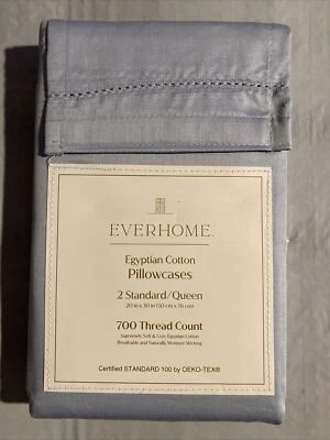 Juego de fundas de almohada Everhome 700 TC algodón egipcio estándar/reina (Skyway) Foto 1 de 2