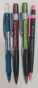 Lote de 4 lápices mecánicos STAEDTLER GRAFITO 762 / MARS STAR 0,5 Japón/Alemania - Imagen 1 de 2