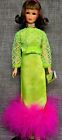 VINTAGE BARBIE MOD 60'S FRANCIE SATIN SUPPER STYLE OOAK MIDI SET TWIGGY CASEY 🌺