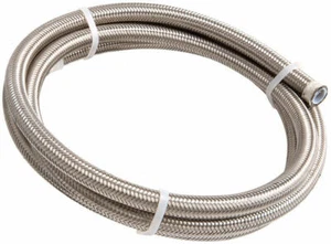 Aeroflow AF800-10-2M - Nylon Braided A/C Hose Stainless Outer - 2m length - Picture 1 of 1