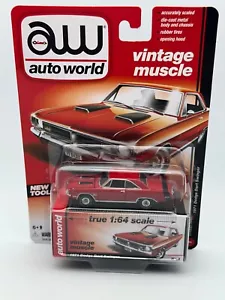 Auto World Vintage Muscle 1971 Dodge Dart Swinger, rosso, 1:64, nuovo con scatola - Foto 1 di 12