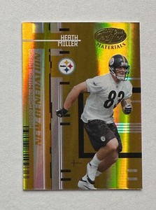 2005 Leaf Certified Materials Mirror Gold #164 Heath Miller /25 #X3483