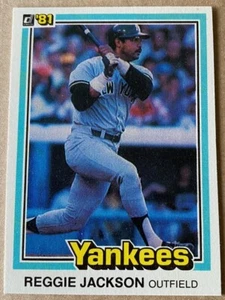 REGGIE JACKSON HOF 1981 DONRUSS CARD  #348 NM-MT Condition - Picture 1 of 2