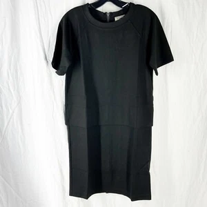 ASICS Onitsuka Tigre Negro Bloque de Color Camiseta Vestido - Imagen 1 de 10
