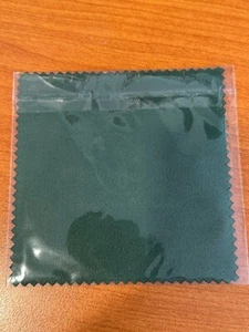 Microfiber cleaning cloth - screens, glasses, jewelry - Green 4 x 4 - NEW - Picture 1 of 2