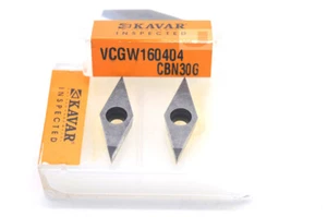 2 piezas VCGW160404 CBN30G / VCGW331 CBN30G brocas caibí de diamante de alta dureza - Imagen 1 de 3