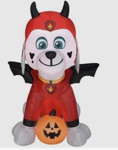 Paw Patrol Marshall Halloween Devil LED luftgeblasen aufblasbar 3,5 Fuß hoch Neu - Bild 1 von 2