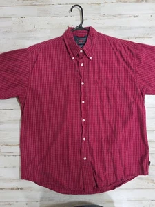 Wrangler Freizeit Herren Größe Large cooles River Hemd rot kariert Button-Down Polo - Bild 1 von 7