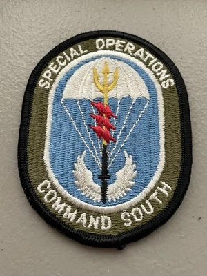 US ARMY SPECIAL OPERATIONS COMMAND SOUTH PATCH DRESS COLOR #071425-1 - Image 1 of 4