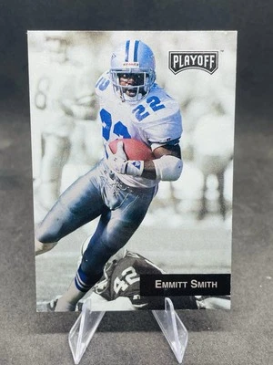 1993 Playoff Football Card Emmitt Smith #10 Dallas Cowboys READ DES. - Image 1 of 2