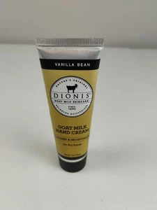 Dionis Goat Milk Skincare - Hand Cream Vanilla Bean - 1 oz. Free Ship New Sealed - Picture 1 of 5