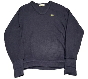 Vintage IZOD Lacoste Pullover Herren M Langarm V-Ausschnitt Acryl Made USA A3 - Bild 1 von 4