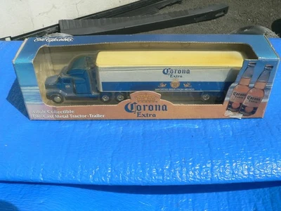 ERTL CORONA EXTRA  DIE CAST  METAL TRACTOR TRAILER TRUCK CAR COLLECTIBLE NOS - Image 1 of 4