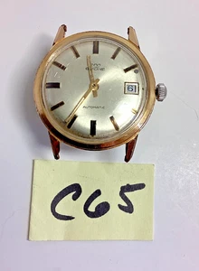 Vintage Glycine 34MM Automatic 17 Jewel Date Watch ETA2472 Running Spare Repair - Picture 1 of 11