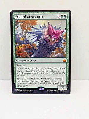 Foundation - Quilled Greatwurm - Mythic - Green - Creature - Regular - Image 1 of 2