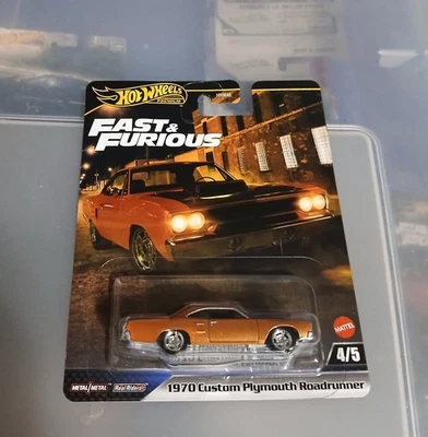 2025 风火轮高级版 - 速度与激情 - 1970 年定制普利茅斯 Roadrunner — 第 1/4 张图片