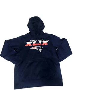New England Patriots Super Bowl XLIX Nike Therma Fit Men's Medium M Hoodie - Picture 1 of 5