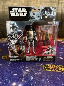 STAR WARS -TFA Finn vs Captain Phasma 3,75" Figure 2 Pack Rogue One NUOVO!!! - Foto 1 di 8
