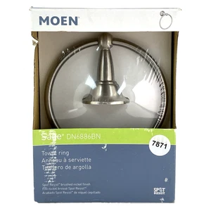 MOEN Salbei Gebürstetes Nickel Handtuchring Badezimmer 💲 DN6886BN - Bild 1 von 11