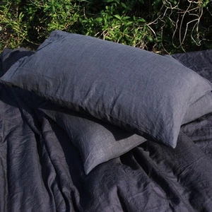 Natural Linen Pillowcases Pure Flax Shams White Pillow Slip Cushion Cover Case - Picture 1 of 27