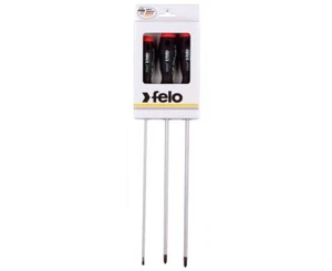 Juego Felo de 3 destornilladores PH2, PZ2 y ranurados x 300mm Longitud 500 931 14 - Imagen 1 de 7