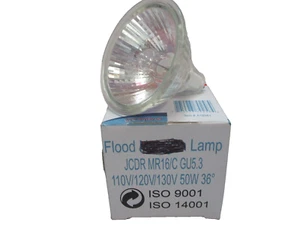 Anyray Flood Lamp JCDR MR16/C GU5.3 110V/120V/130V/50W Item# A1894Y - Picture 1 of 3