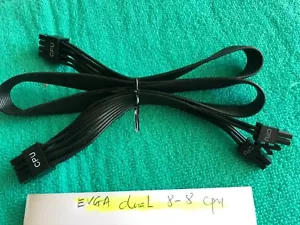 EVGA SuperNOVA 8 PIN TO DUAL 8 pin + ( 4+4 ) CPU Power Cable ,Original - Picture 1 of 2
