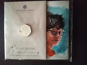 Moneda de Harry Potter emitida por la Royal Mint con un valor de 50 peniques - Imagen 1 de 5