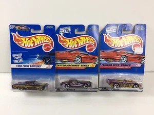 Hot Wheels 1997-96 3 Car Lot #687 #635 #690 Free Shipping - Picture 1 of 5