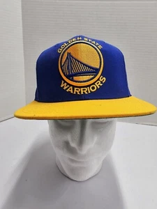 Golden State Warriors Mitchell & Ness NBA Logo Snapback Hat Cap Basketball - Picture 1 of 7
