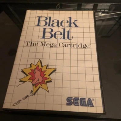 Sega Master System Black Belt CIB Box Manual And Cartridge - Image 1 of 4