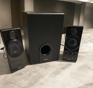 INSIGNIA 2.1 Computer Speakers & Subwoofer NS-PCS41 - Black working! - Picture 1 of 11
