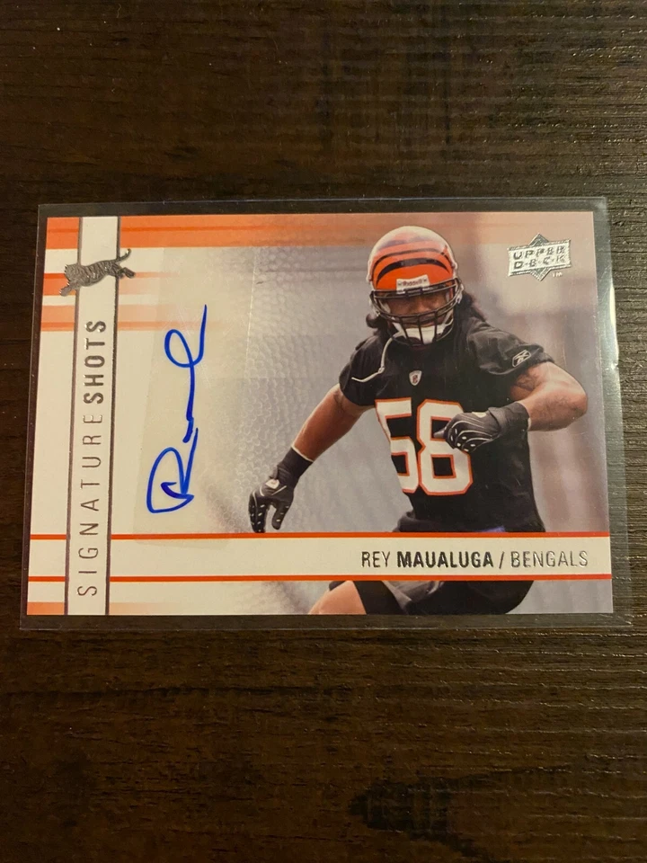 A77,079 - 2009 Upper Deck Signature Shots #SSRM Rey Maualuga Auto - Image 1 of 1