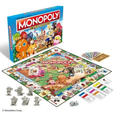 DEVSISTERS Monopoly Cookie Run Kingdom Edition Board Game Korean