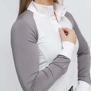 Sloan Longsleeve Competition Shirt - Opal/White - Picture 1 of 4