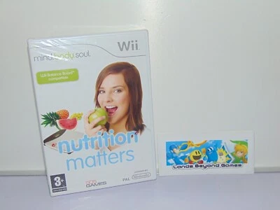 Nutrition Matters Mind Body Soul Nintendo Wii PAL New and Sealed - Image 1 of 4