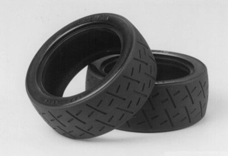 Tamiya Semi Slick X-Pattern Reifen - TT-01 26mm (2) - 300050810 - Bild 1 von 1