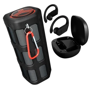 TREBLAB FX100 Waterproof Bluetooth Speaker and TREBLAB X3 Pro Wireless Earbuds