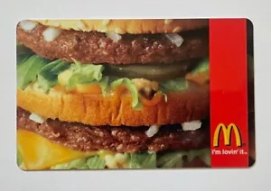 2005 McDonalds Collectible Gift Card. BIG MAC. Mint. Worldwide shipping. - Picture 1 of 2