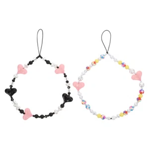 2 Pcs Handy Kabel Telefon Hängender Kettenriemen Anti Verlorenes Lanyard - Zdjęcie 1 z 12