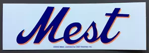 MEST Purple Logo On White Sticker NEW OFFICIAL MERCHANDISE (Blink 182/MXPX) Punk - Picture 1 of 1