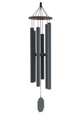 LAMBRIGHT COUNTRY CHIMES SERENITY WIND CHIME ~ 48 inch Amish Handmade in USA, WEATHERED BRONZE