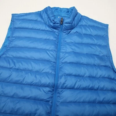 Oakley Puffer Vest Mens 2XL Blue Full Zip Pockets Duck Down - Image 1 of 4